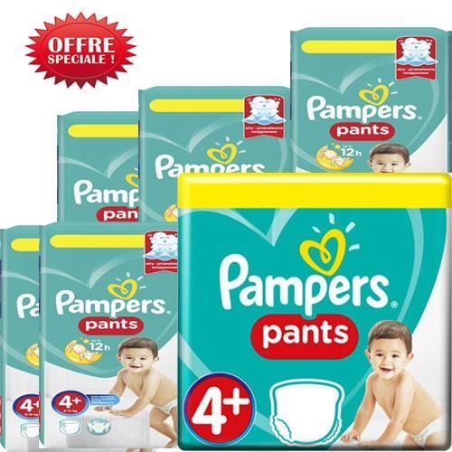 129 Couches Pampers Baby Dry Pants taille 4+