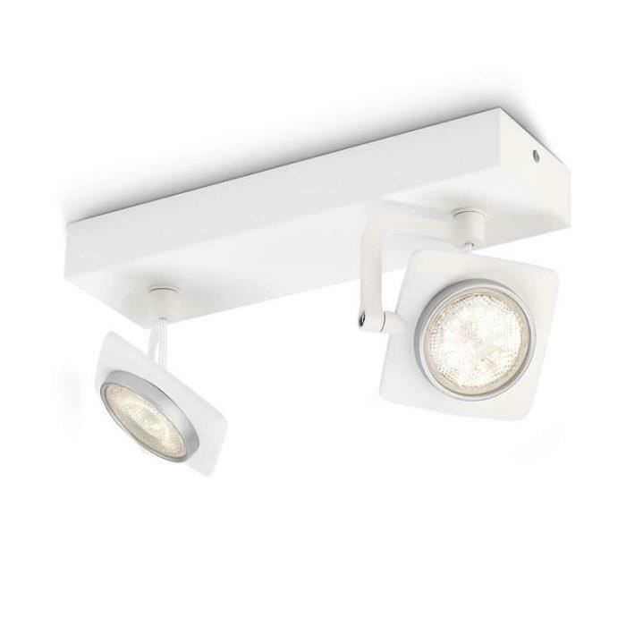 Philips Spot Orientable Double Millennium LED Blanc 531923116
