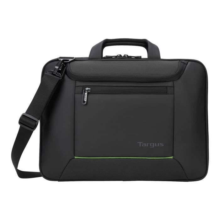 TARGUS Sacoche EcoSmart Balance Briefcase - Pour ordinateur portable - 14- - Noir