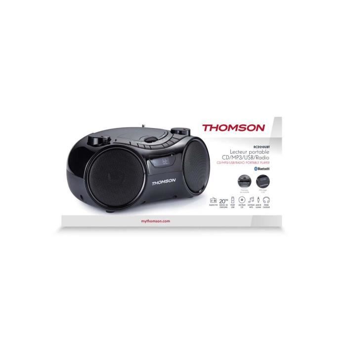 Radio CD MP3 portable RCD 210uBT Thomson