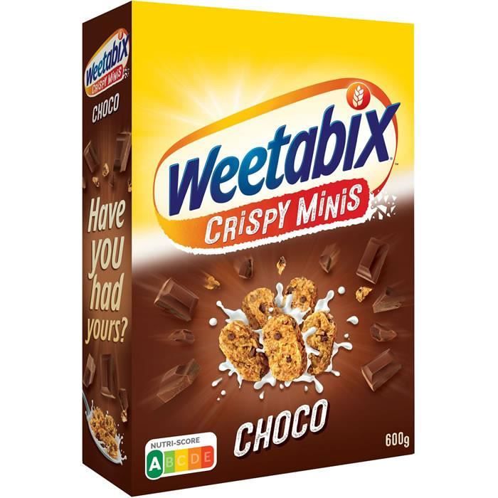 LOT DE 6 - WEETABIX : Minis Choco 600 g