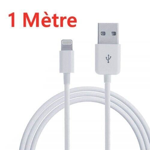 Chargeur iPhone Renforcé à Charge Rapide pour iPhone et iPad 1 mètre Blanc