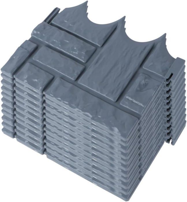Lot De 10 Clôtures Jardin 43cm X 3m - Barrière Animaux Métallique - Pour Chiens Et Petits Animaux