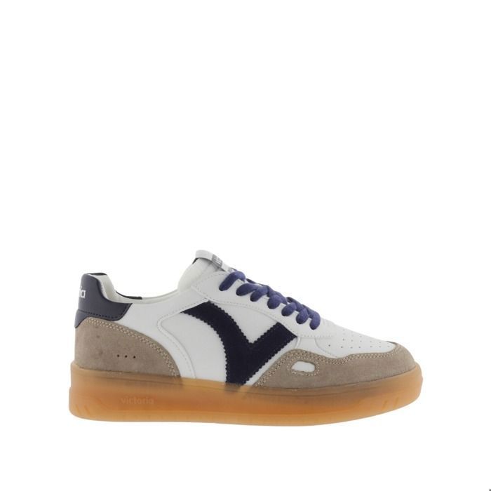 Victoria Baskets effet cuir et daim Victoria Seul