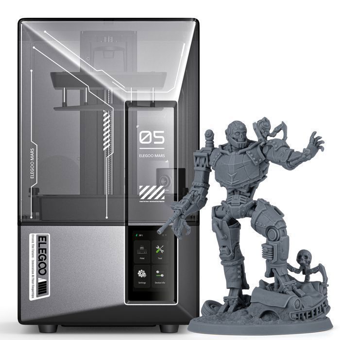 Imprimante 3D ELEGOO Mars 5 Ultra Écran 9K MSLA Nivellement Automatique Impression 3D Rapide à 150mm/h Grande Taille