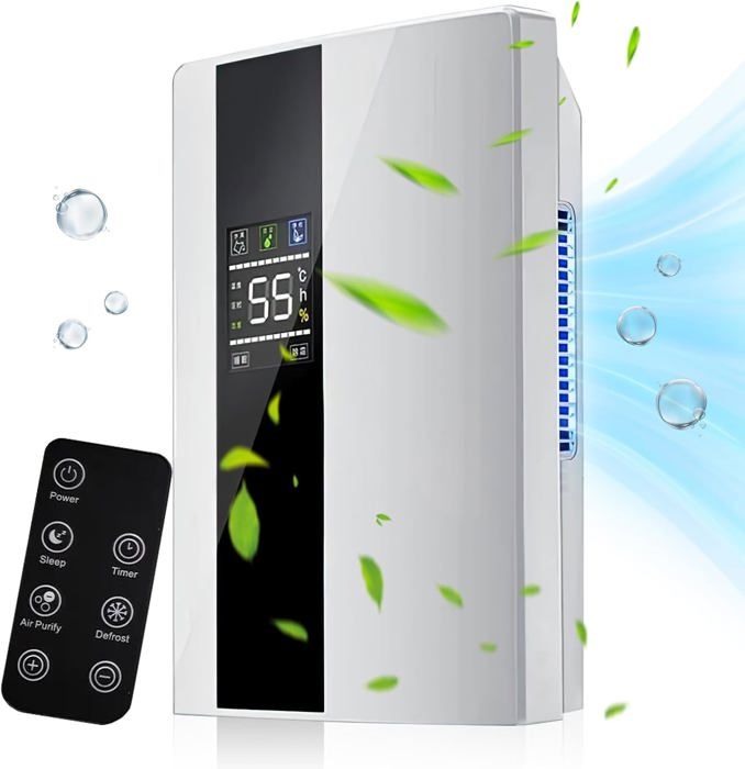 Deshumidificateur D Air Electrique 2200ml Deshumidificateur D Air Anti Moisissure