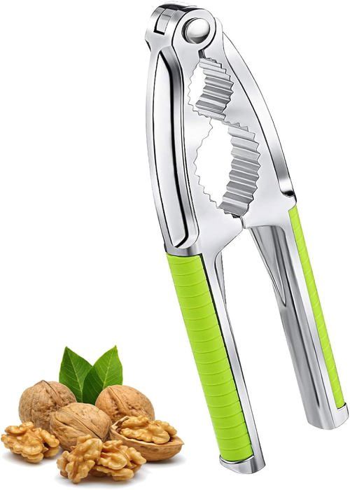 Ustensile Cuisine Noix Casse-noisette Manuel En Noyer Et Inox - Pince à Noix Avec Base Bois - Pour Noisettes, Amandes, Noix Ouvre Noix Noisette Amandes