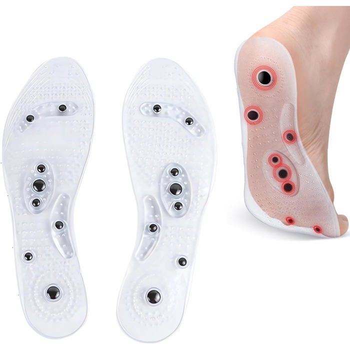 Semelles Intérieures D'Acupression Magnétiques - Top Semelle