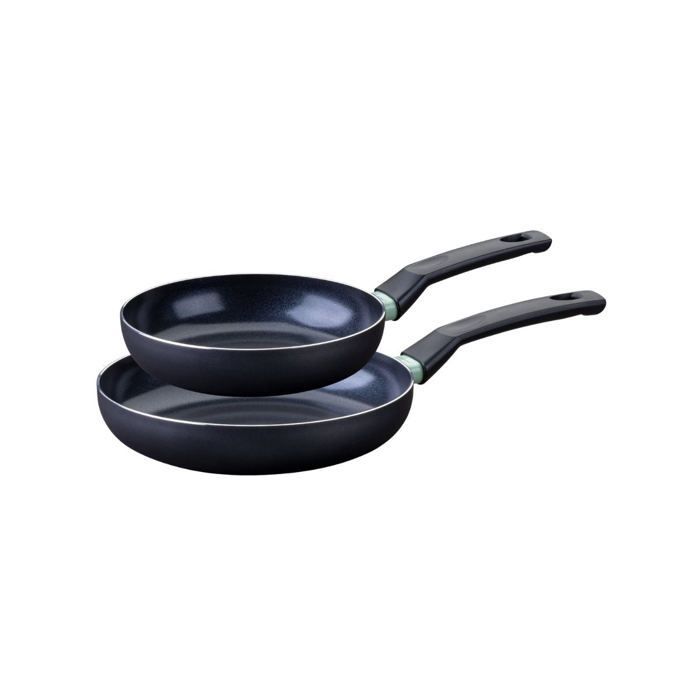 Set de 2 poêles à induction FACKELMANN Brandao Aluminium céramique antiadhésif Ø 20 et 24 cm