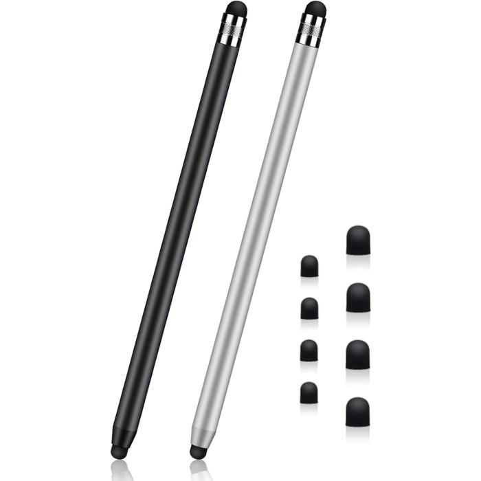 Lot De 8 Stylets Universels Pour IPhone IPad Tablettes Android - Noir Bleu Vert Rose Violet Or Rose Blanc Jaune
