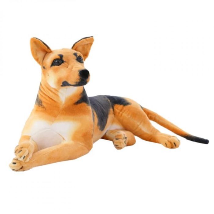 Chien en peluche Fokelyi Berger allemand marron/noir 50 cm ACCESSOIRES FABRICATION MAISON