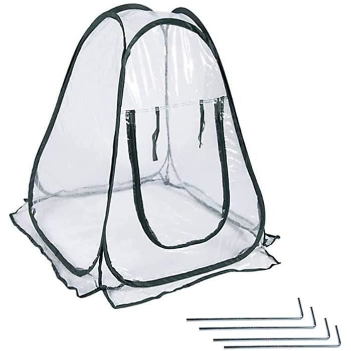 Mini Serre Pop-up D'hivernage - Tente Transparente En PVC Pour Plantes, Protection Contre Le Gel, Facile à Monter