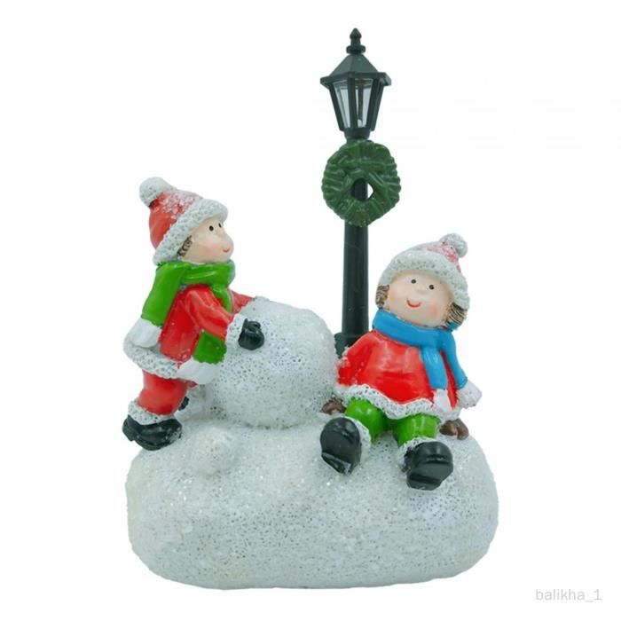 Décoration de noël éclairée, lampadaire lumineux, artisanat, lampadaire