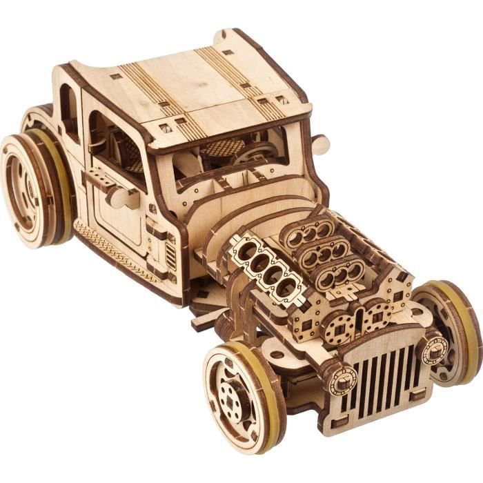 Puzzle 3D Bois Maquette Kits Voiture de Grand Prix Casse Tete pour