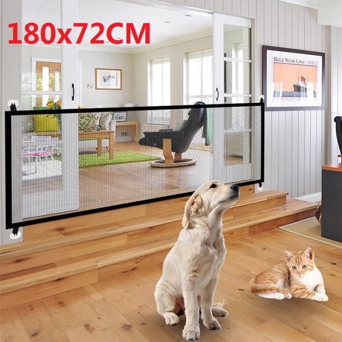Barriere Pliant Portatif Garde Porte De Securite Pour Le Chat Chiot Chiens 180 72cm Cdiscount Barriere Pliant Portatif Garde Porte De Securite Pour Le Chat Chiot Chiens 180 72cm Cdiscount
