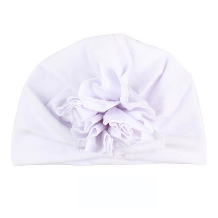 Bebe Turban Garcon Fille Chapeau Elastique Mignon Bonnet Pour Enfant 6 Mois 2 Ans Blanc Blanc Cdiscount Pret A Porter