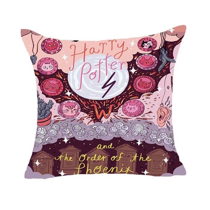 Coussin confortable et agréable à serrer Dimensions 40 cm x 40 cm Dobby Harry Potter Cadeau pour Fan et Passionné Coussin Dobby Harry Potter Qualité Supérieure Motif