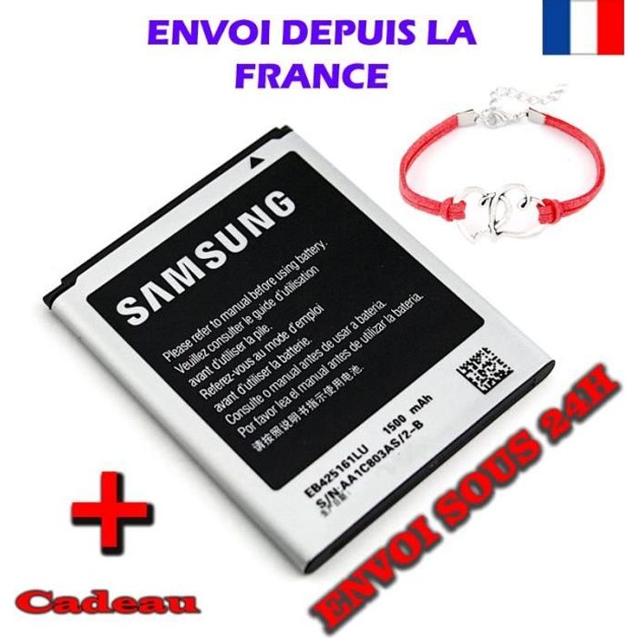 Batterie - EB425161LU - 1500 mAh - Compatible Galaxy S3 Mini I8190 - Batterie dorigine Samsung