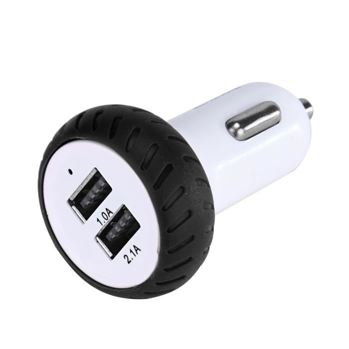 Mini Dual 2 Port Usb 12v Auto Chargeur Voiture Adapteur De