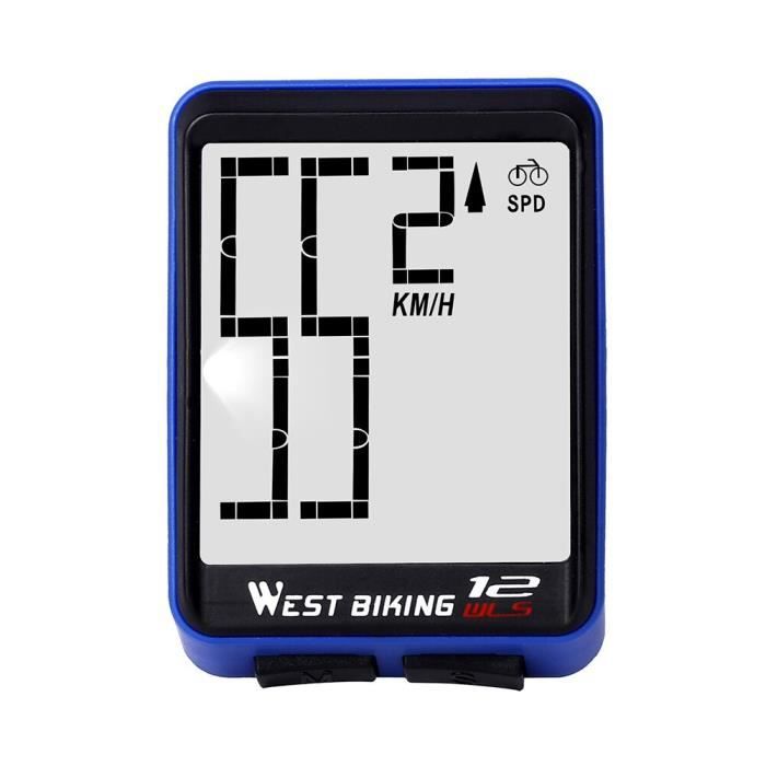 Compteur Kilométrique pour Vélo,Traceur sans Fil Imperméable,Ordinateur