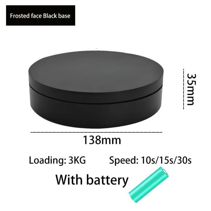 Présentoir Rotatif Électrique Intelligent Avec Contrôle Par App - Plateau 20 Cm, LED, 5 Kg Max - 7