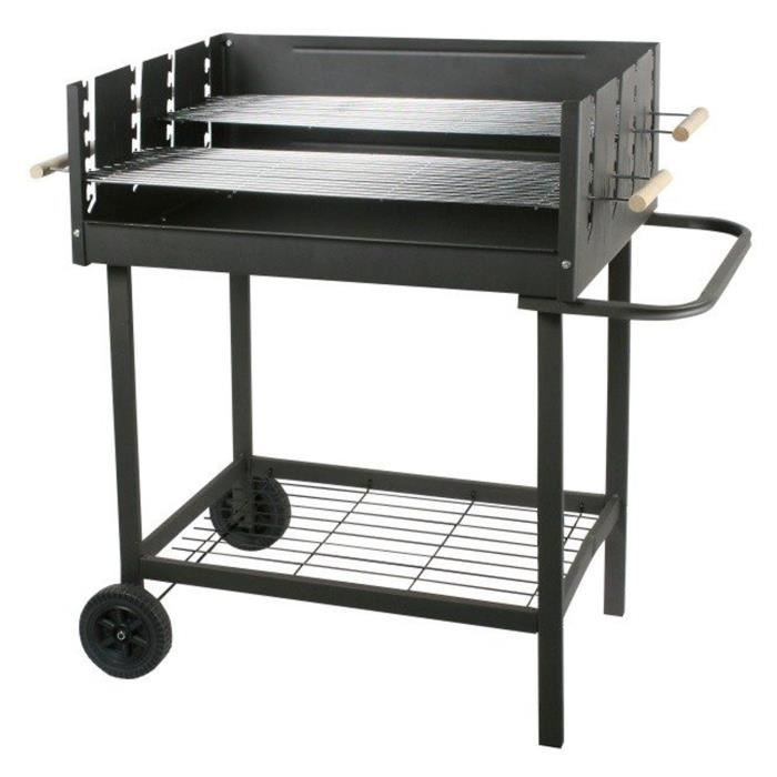 Barbecue avec roulettes rectangulaire MasterGrill & Party MG648
