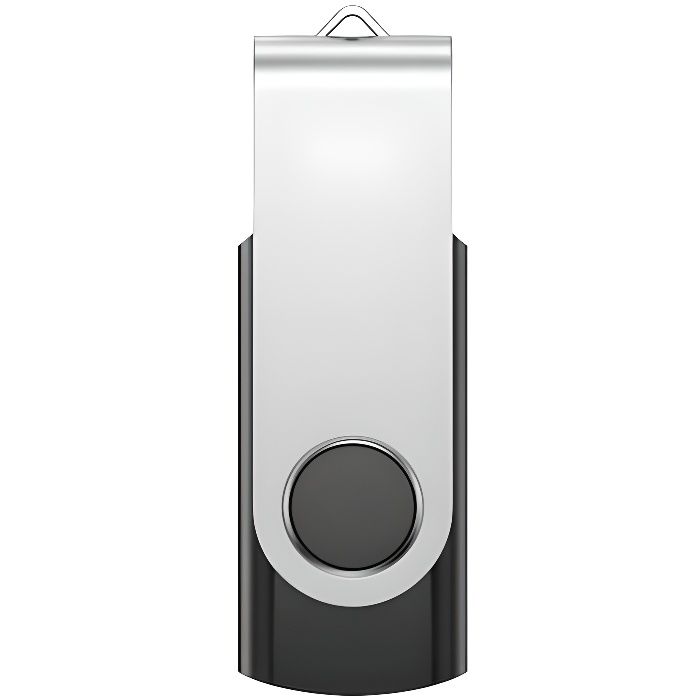 128 GO Clé USB 2.0 Flash Drive Stockage Rotation Disque Mémoire Stick NOIR