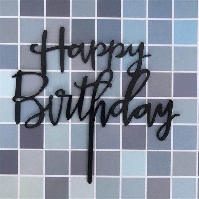 Happy Birthday Bougies - 13 Pièces Joyeux Anniversaire Lettre Décorations de Gâteau avec Supports Métallique pour Cupcake - Silver