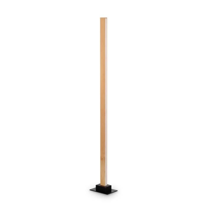 Lampadaire - Ideal Lux - CRAFT - Bois clair - LED intégrée - Intensité variable 3000K