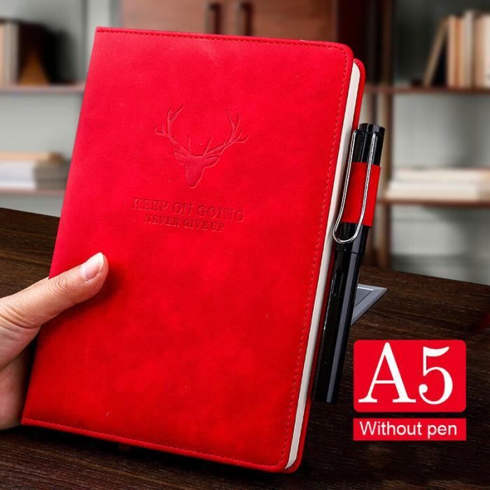 Carnet De Notes Vintage En Cuir PU (Marron) Avec Stylo – Idée Cadeau Originale