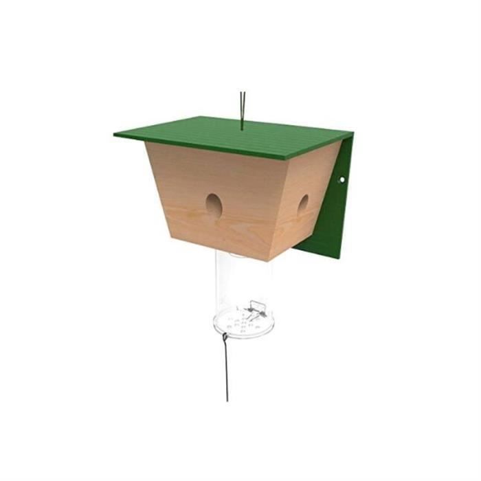 Piège à Abeilles Charpentières En Bois Design Cabane - Contrôle Naturel, Résistant Aux Intempéries