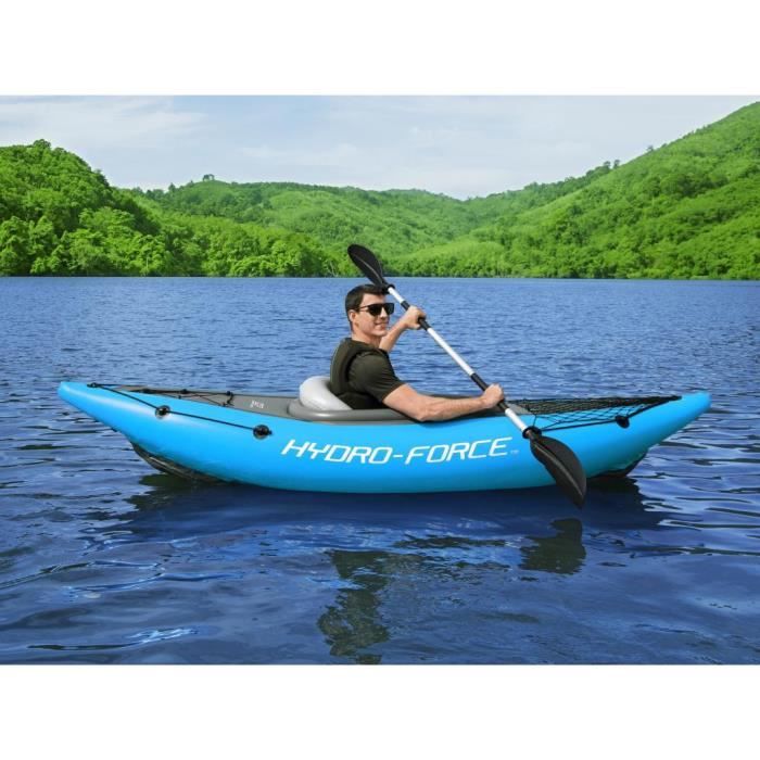 Kayak gonflable 1 place - NOCTALO de BESTWAY - Bleu