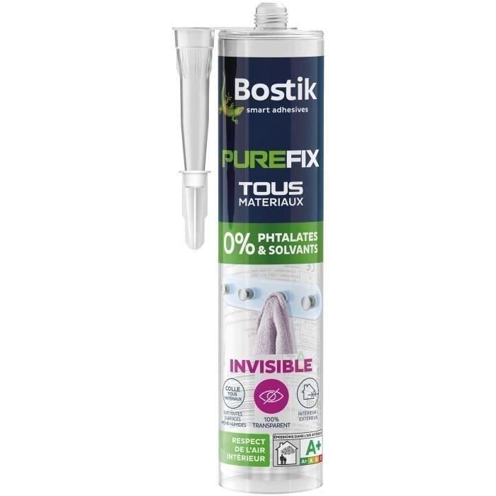BOSTIK Mastic Purefix invisible - Cartouche de 290 g