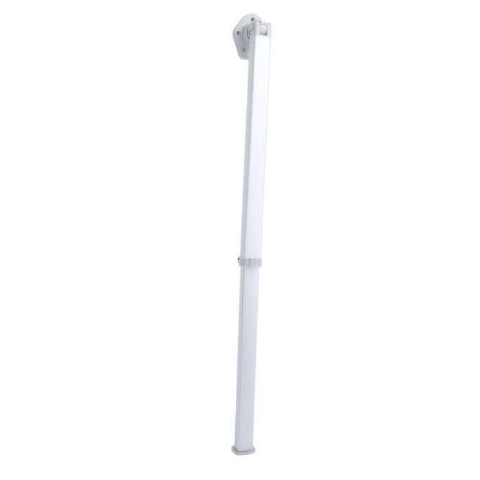 Dpofirs Pied de Table Pliant en Alliage d'Aluminium Réglable de 560 à 930 mm pour Camping-cars, Caravanes, Bateaux, Yachts, Intérieur/Extérieur, Résistant aux Environnements Difficiles