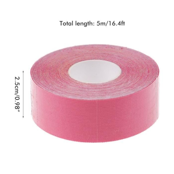 Rouleaux Ruban Lifting Visage - Lot 4 Couleurs - 2,5cm X 5m - 96% Coton - Élasticité 180% - Pour Contour Et Fermeté - 8