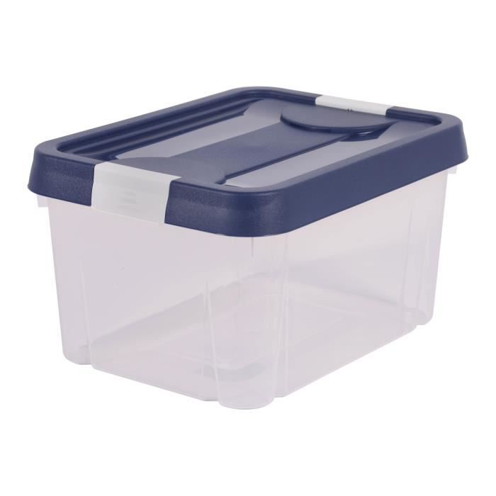 Boite De Rangement Plastique Avec Couvercle 4l Achat Vente Pas