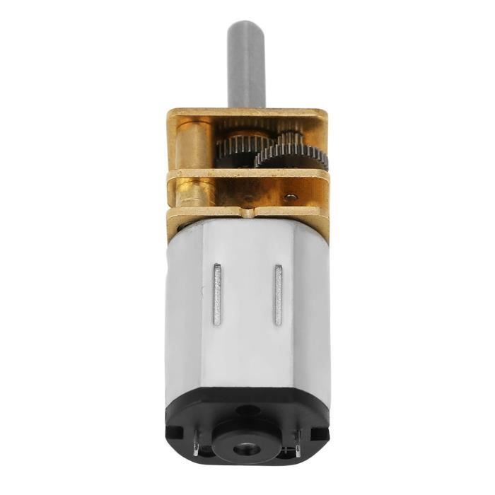 Moteur Réducteur DC 12V - Couple élevé, 5 Vitesses (15 à 200 Tr/min), Entièrement Métallique, Pour Projets DIY Et Industriels - 4
