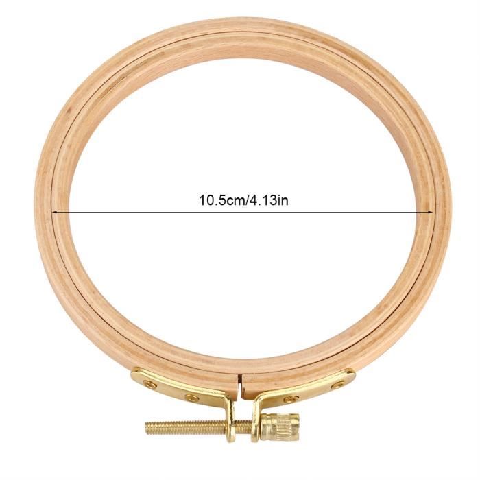 Cadre De Cerceau à Broder En Bambou De 4/5/6/7/8 Po. Pour Kit