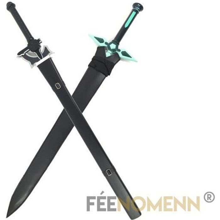 Épée Réplique Kirito - Sword Art Online - Décorative 115 Cm - Neuf