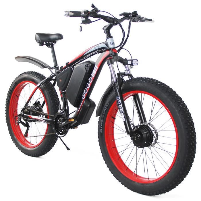 Pneu Fat Bike 26 X 4.0 – Tube Et Pneu VTT Vélo Électrique Motoneige Haute Adhérence