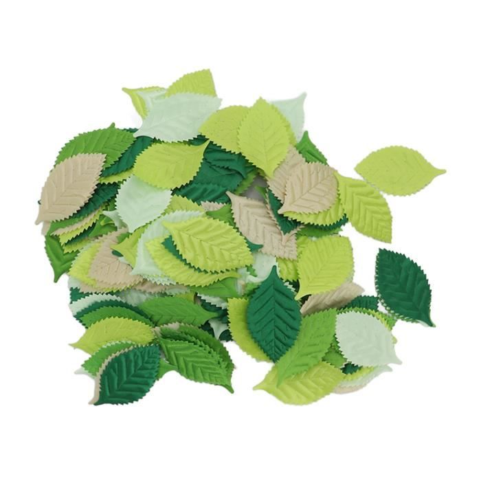 300 Pièces Fleurs Artificielles - Calices, Feuilles, Sépales - Vert - Uxcell
