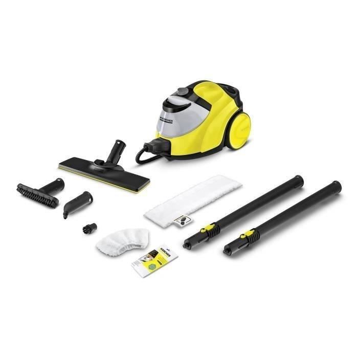 KARCHER SC5 Easy Fix - Nettoyeur Vapeur autonomie illimitée - 2200 w 4.2 bars - Elimine jusqu’à 99.99 % des virus et bactéries