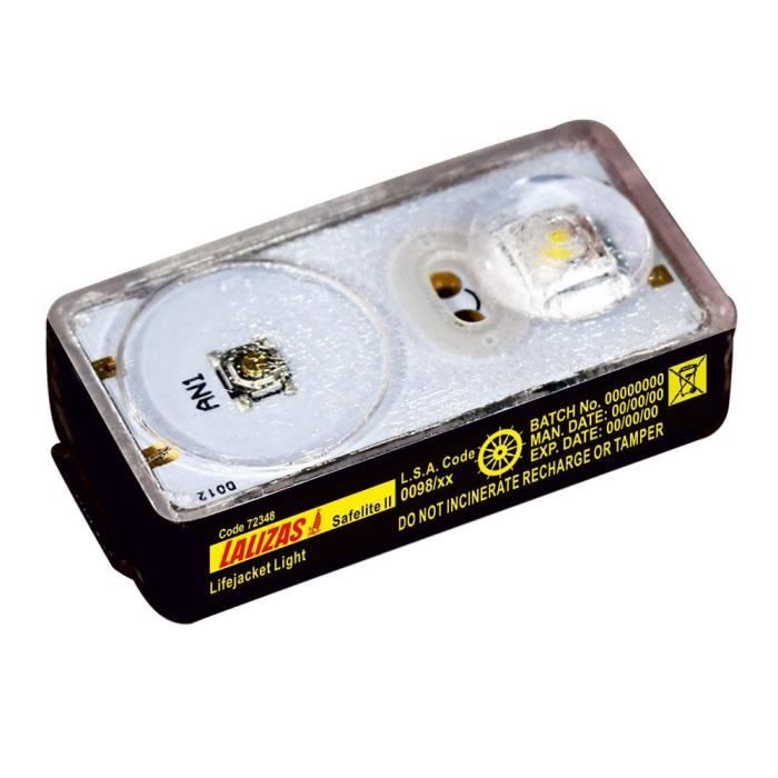 Embarcation de sécurité - LALIZAS - Alkalite II - Gilet de sauvetage LED - Activation par eau - 100% étanche Embarcation de sécurité - LALIZAS - Alkalite II - Gilet de sauvetage LED - Activation par eau - 100% étanche