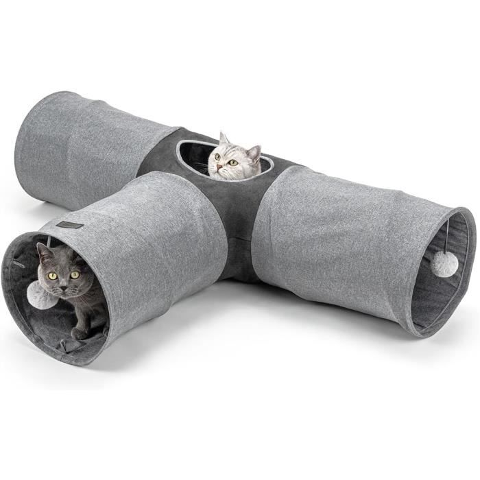 Comparer les prix de lionto Tunnel pour Chat à 3 Voies avec Balle de Jeu