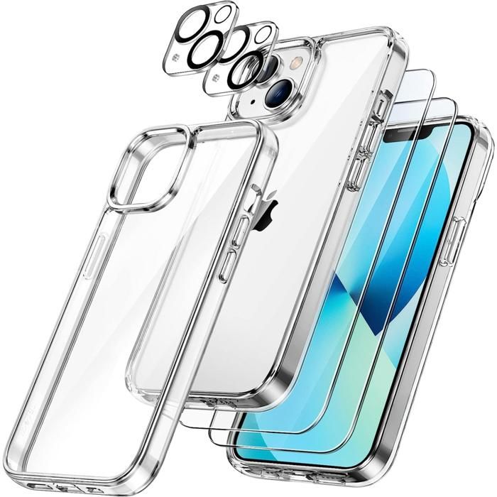 Protections Caméra Arrière X2 Pour IPhone 14 - Verres Trempés Little Boutik - Neuf