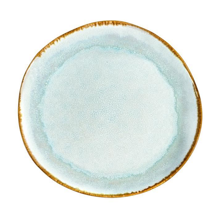 Shadow Aqua - Assiette plate 28 cm (lot de 6)