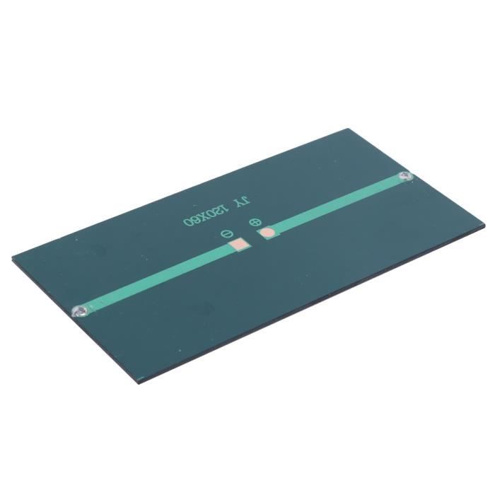 Panneau Solaire 1W 5,5V - Silicium Monocristallin - Compact (118x63 Mm) - Pour Pompes à Eau, Lampes, Petits Projets - 7