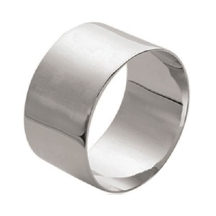 Bague Femme Anneau Tube Large 8 Mm Argent Argente Achat Vente