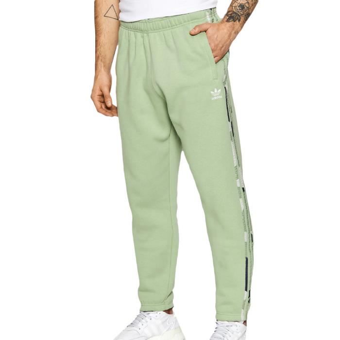 Jogging Homme Adidas Camo - Vert - Coupe régulière - Poches zippées -  Bandes Adidas