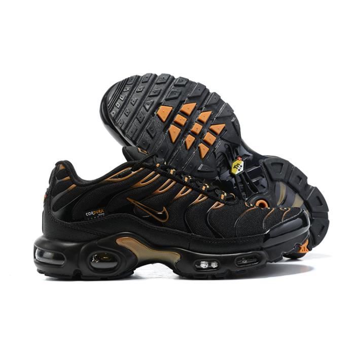 Chaussures de course Nike Air Max Plus 3 TN Homme Noir et Jaune Fermeture a lacets Dessus synthetique Couleurs multiples Cdiscount Chaussures